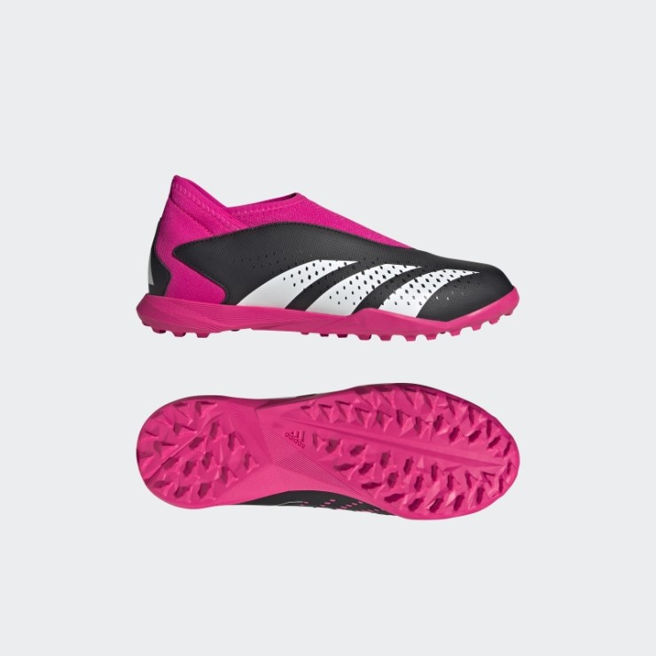 Rosa Adidas Predator Precision.3 Botas De Césped Sin Cordones