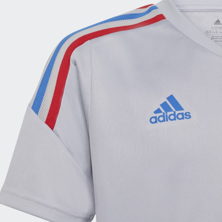 Camiseta De Entrenamiento Olympique Lyonnais Condivo 22 Plata Adidas Caliente