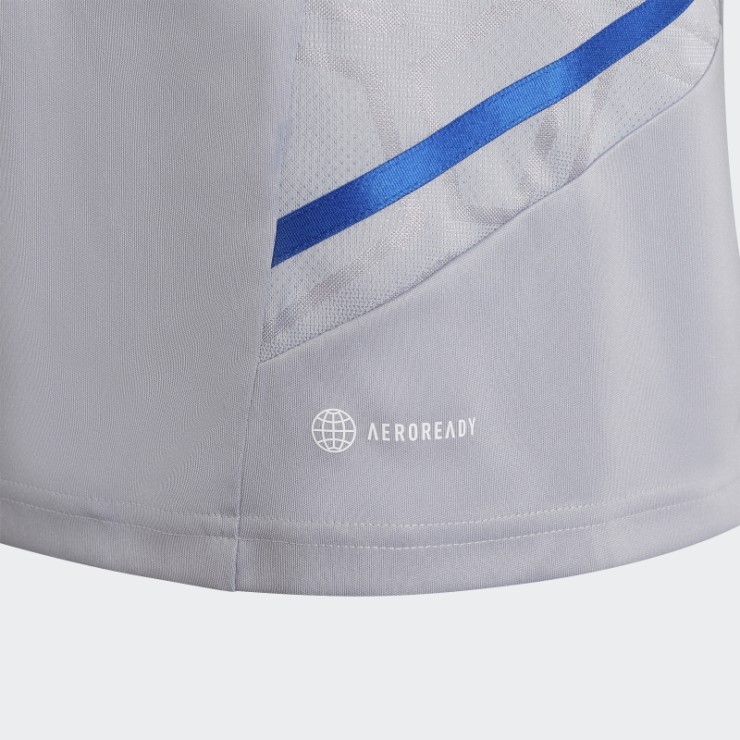 Camiseta De Entrenamiento Olympique Lyonnais Condivo 22 Plata Adidas Caliente