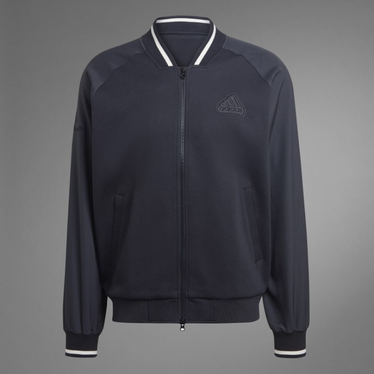 Adidas Chaqueta Bomber Estampada Negra (género Neutral)