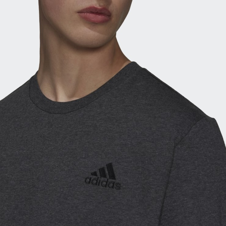 Sudadera Adidas Essentials Gris Oscuro Jaspeado
