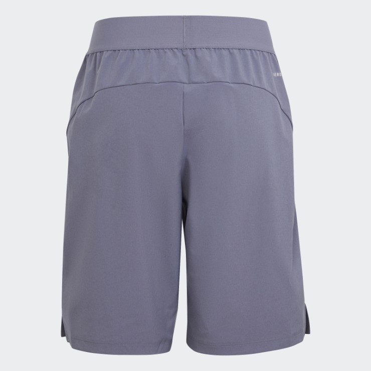 Pantalones Cortos Adidas Train Icons Aeroready Logo Woven Plateado Violeta