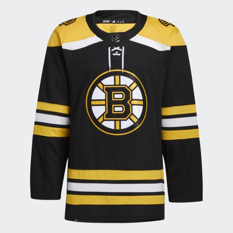 Camiseta Bruins Home Autentica Negra Adidas