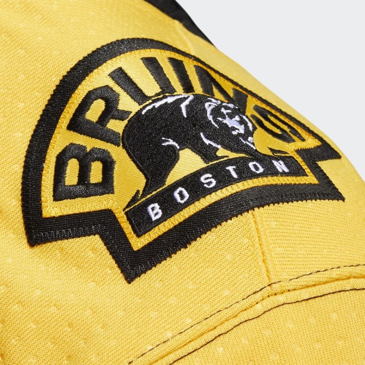 Camiseta Bruins Home Autentica Negra Adidas