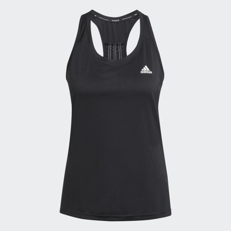 Camiseta Deportiva De 3 Rayas Diseñada Para Moverse Adidas Negra