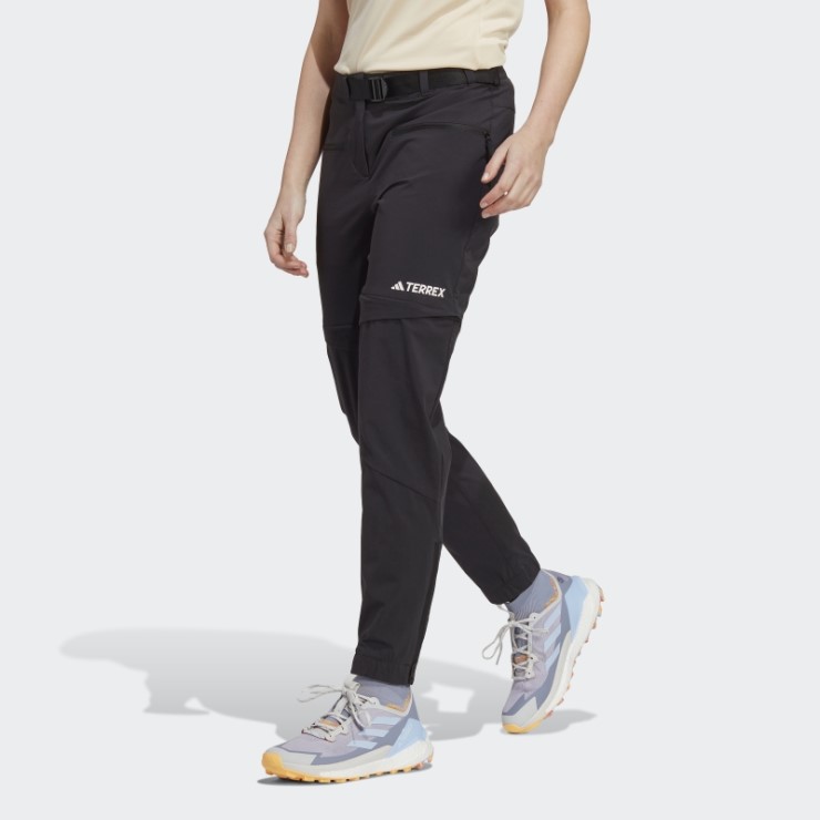 Pantalón De Chándal Negro Con Cremallera De Senderismo Terrex Utilitas Adidas Caliente