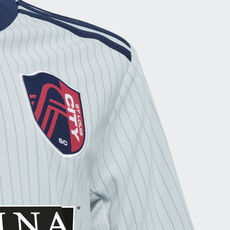 Calle. Camiseta Louis City Sc 23 Segunda Equipación Adidas Gris