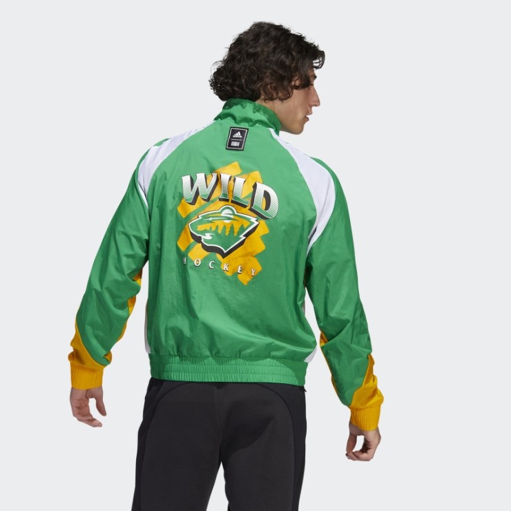 Chaqueta Retro Wild Reverse Adidas Verde Medio
