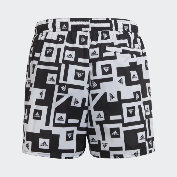 Shorts De Baño Negros Con Gráfico Adidas Must Have