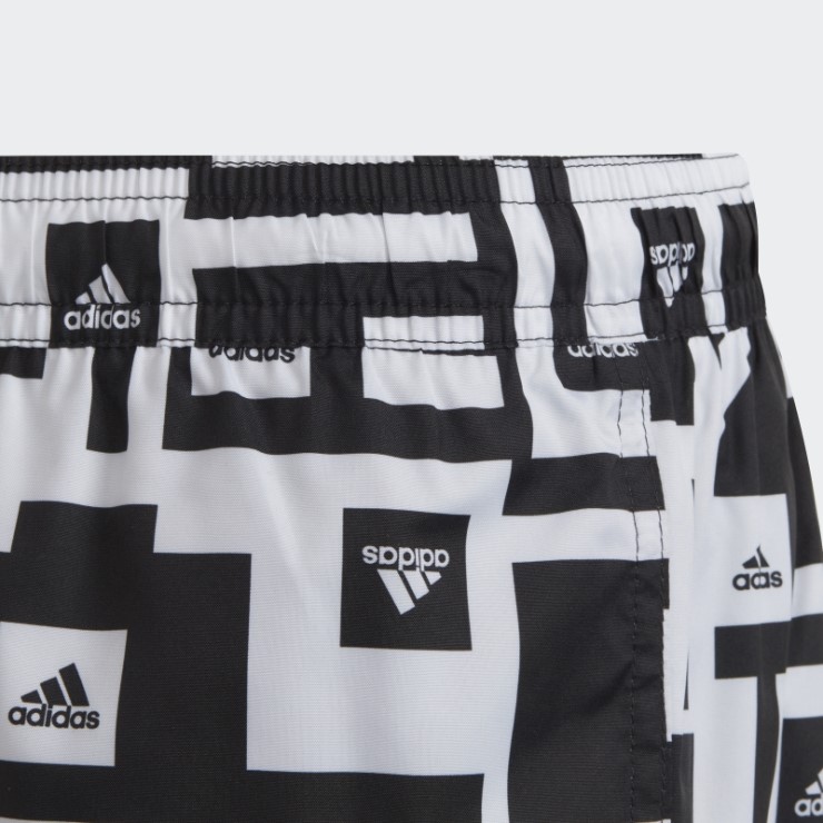 Shorts De Baño Negros Con Gráfico Adidas Must Have