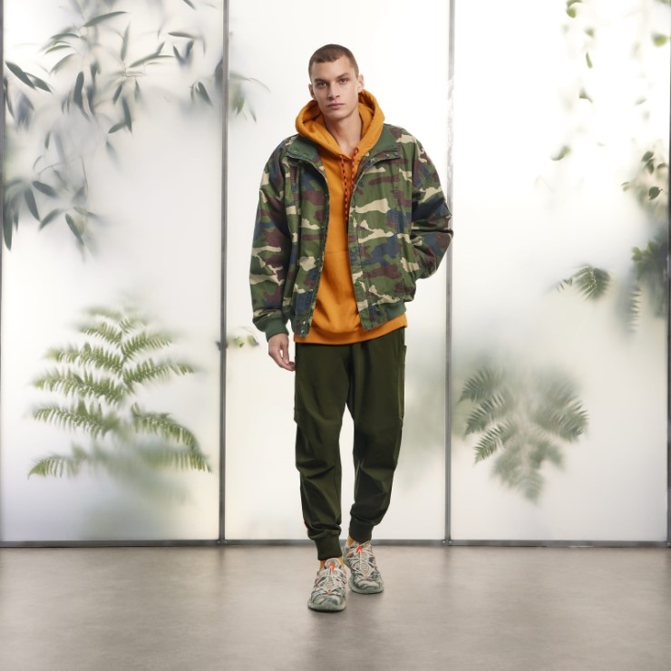 Adidas Chaqueta De Lona (todos Los Géneros) Aop Camo