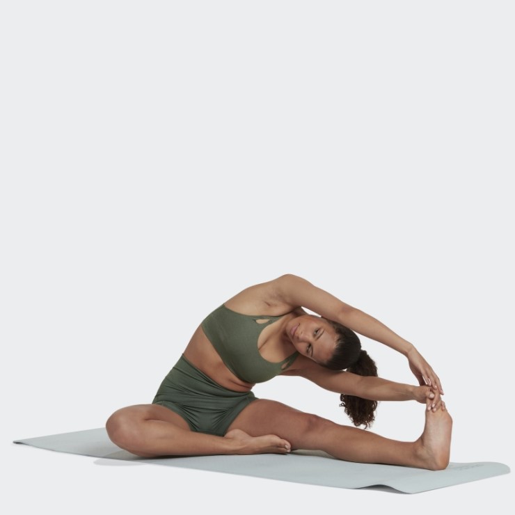 Sujetador Yoga Luxe Studio Light-support Fire Verde óxido Adidas