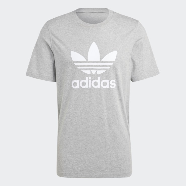Camiseta Adidas Adicolor Classics Trefoil Gris Medio