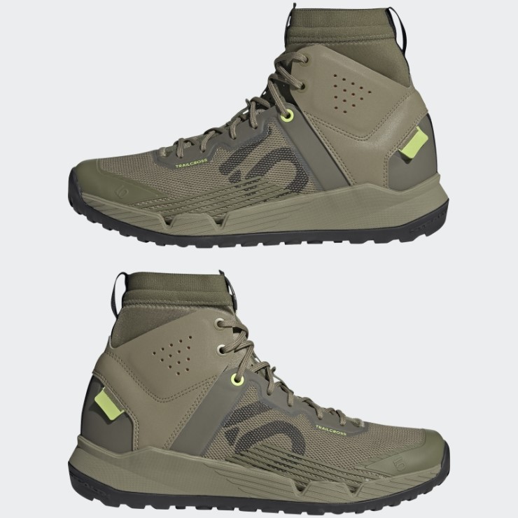 Adidas Five Ten Trail Cross Mid Pro Zapatos De Bicicleta De Montaña Verdes Orbit