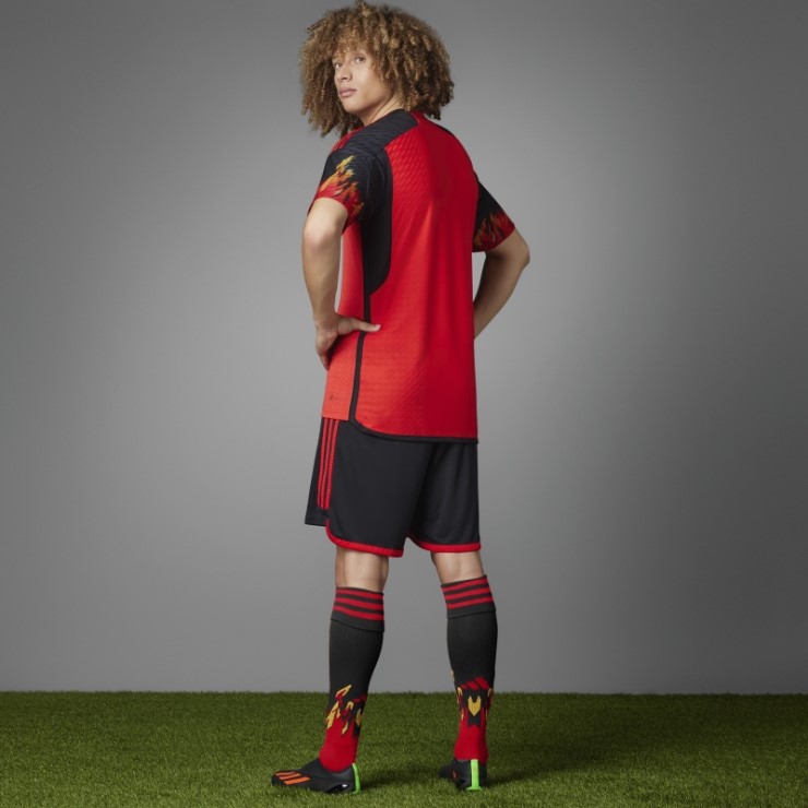 Camiseta Bélgica 22 Primera Equipación Autentico Rojo Adidas