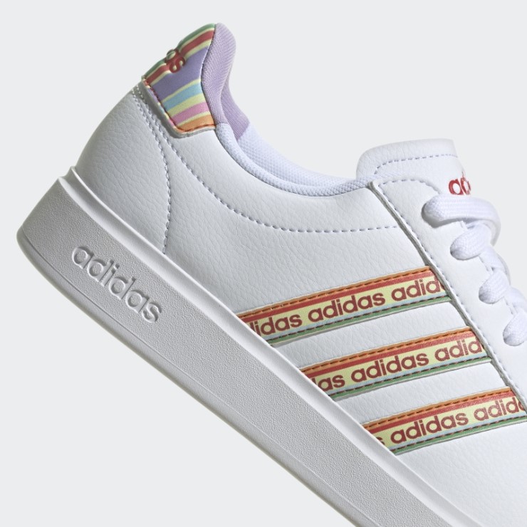 Adidas Grand Court Cloudfoam Lifestyle Court Comfort Zapatos Rojo Exuberante