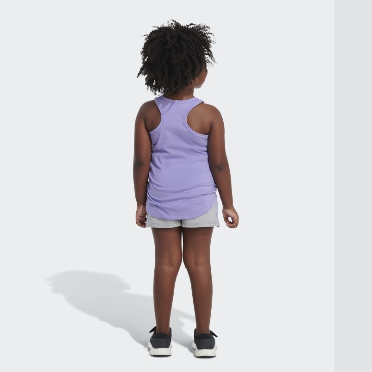Conjunto Corto Tank Ft Chi Violeta Claro Adidas