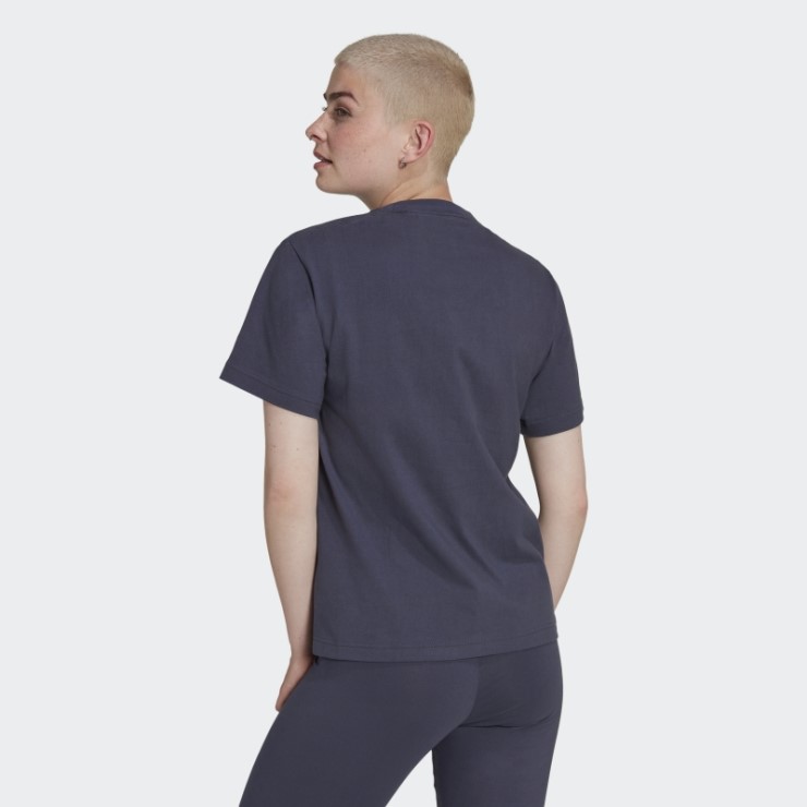 Adidas Bordado Camiseta Azul Marino