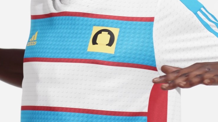 Camiseta Adidas Tiro X Lego Primera Equipación Azul