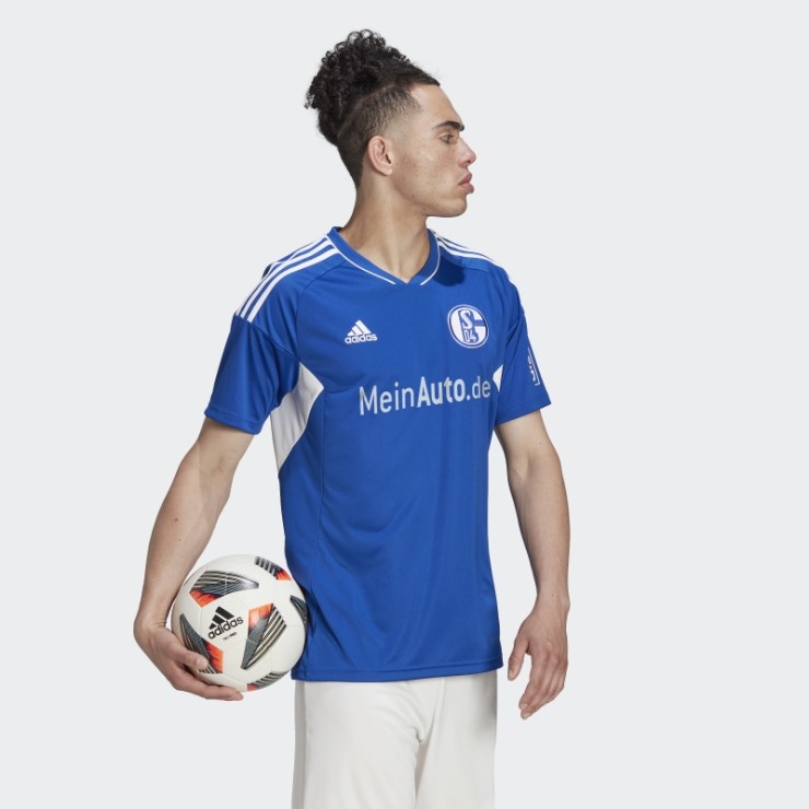 Camiseta Adidas Fc Schalke 04 22/23 Primera Equipación Azul Royal