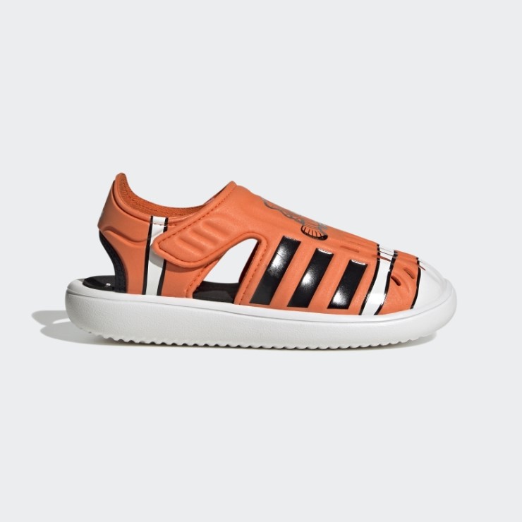 Adidas Buscando A Nemo Y Dory Sandalias De Verano Con Punta Cerrada Naranja